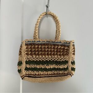 Dôen - ORLA BAG -- MULTICOLOR RAFFIA.